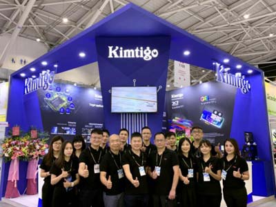 Kimtigo's Booth was Full of Excitement