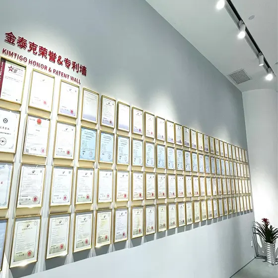 Kimtigo Honor & Patent Wall